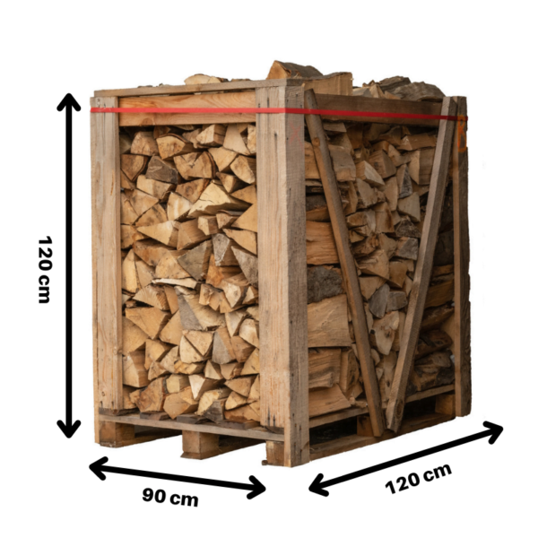 Bois de chauffage 25cm – Palette 1,7 stère – 100% Hêtre